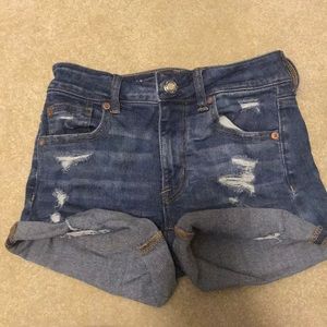 American eagle ripped shorts
